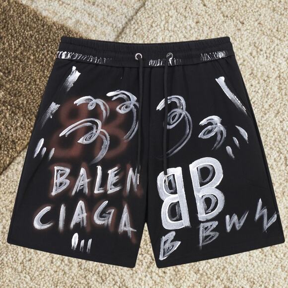 Men's black shorts Balenciaga
